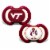 Classic Impressions Virginia Tech Pacifiers Perspective: front