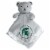 Baby Fanatic Gray Security Bear - NCAA Michigan State Spartans Perspective: front