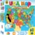 MasterPieces USA Map with State Shaped Pieces Perspective: front