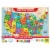 USA Map 44 Piece Real Wood Jigsaw Puzzle Perspective: front
