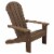 KidKraft Children's Adirondack Chair - Espresso Perspective: front