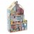 KidKraft Zoey Magic Lights & Sounds Dollhouse with EZ Kraft Assembly™ Perspective: front