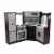 KidKraft Ultimate Corner Play Kitchen with Lights & Sounds - Espresso Perspective: front