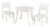 KidKraft Lil' Doll Table & Chair Set Perspective: front