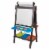 KidKraft Storage Easel - Espresso Perspective: front