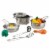 KidKraft Deluxe Cookware Set with Food Perspective: front