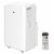 AUX Portable Remote Control Air Conditioner/Dehumidifier Perspective: front