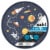 Zak!® Designs Flip-It™ Space Plate Perspective: front
