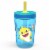 Zak! Designs Baby Shark Leak-Proof Tumbler with Flexible Straw Perspective: front
