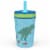 Dinomite Antimicrobial Stainless Steel Double Wall Vacuum Leakproof Straw Kelso Tumbler Perspective: front