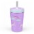 Fanciful Unicorn Antimicrobial Stainless Steel Double Wall Vacuum Leakproof Straw Kelso Tumbler Perspective: front