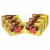 Nutty Buddy Bars, 6 Big Pack Boxes, 144 Twin Wrapped Wafer Bars with Peanut Butter Perspective: front