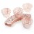 100PCS Cupcake Liners Weddings Lace Cupcake Wrappers Birthdays Party Decor, Pink Perspective: front
