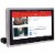 10.3 Universal Headrest Monitor with DVD Player, IR & FM Transmitters & Android™ PhoneLink Perspective: front