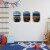VWAQ Pack of 3 Airplane Window City View Peel and Stick Vinyl Wall Decals - PPW19 Perspective: front