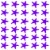 VWAQ Sea Star Wall Art Beach Decor - Starfish Nautical Wall Decal - Seastar - 30 Pack Perspective: front
