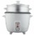 Brentwood TS-380S 10 Cup - 1.8 Liter - Rice Cooker with Steamer - White Body Perspective: front