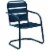 Brighton Homes Outdoor Metal Armchair Set - Blue Perspective: front