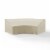 Outdoor Catalina Round Sectional Furniture Cover Perspective: front