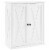 Crosley Clifton 2 Door Stackable Pantry in Distressed White Perspective: front