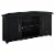 Crosley Camden Corner Television Stand - Black Perspective: front