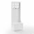 Crosley Furniture Plymouth 26 Coastal Wood Hall Tree White in White Perspective: front