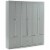 Crosley Furniture Harper Modern Wooden Pantry Closet in Gray (Set of 3) Perspective: front