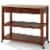 Natural Wood Top Kitchen Cart/Island With Optional Stool Storage In Classic Cherry Finish Perspective: front