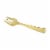 Gold Disposable Plastic Serving Forks (60 Serving Forks) Perspective: front