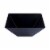 3 qt. Black Square Plastic Serving Bowls (24 Bowls) Perspective: front