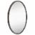 Hamilton Hills 24x36  Wenge Oval Mirror | Large Premium Wooden Mirror Perspective: front