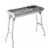 29 Fordable BBQ Charcoal Grill Stainless Steel Backyard Cooker Silver Party Perspective: front