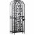 Free Standing Wine Rack 45 Bottle Holder Storage Metal Display Cabinet Home Bar Perspective: front