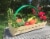 Leaf Gulp Tall Handcrafted Cypress Harvest Basket Perspective: front