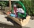 Leaf Gulp Tall Handcrafted Cypress Garden Basket Perspective: front