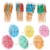 200-Pack Tropical Hawaiian Party Paper Cocktail Umbrella Parasols, Assorted Colors, 4 Inches Perspective: front
