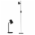 LED 15  Adjustable Desk Lamp and LED 59.5  Floor Lamp in Black Perspective: front