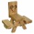 Woodlink Wooden Mini Picnic Table 1 Ear Corn Cob Squirrel Feeder Feeding Station Perspective: front