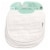 Green Sprouts  Muslin Bibs made from Organic Cotton - White Perspective: front