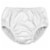 Green Sprouts Snap Reusable Absorbent White Swimsuit Diaper Perspective: front