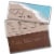 36 Pcs Wedding Candy Party Favors in Bulk Embossed Belgian Chocolate Bars - Beach Perspective: front