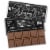 12 Pcs Halloween Candy Party Favors in Bulk Belgian Chocolate Bars - Witches Perspective: front