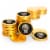 84 Pcs Day of the Dead Candy Party Favors Chocolate Coins Día de los Muertos Perspective: front