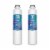 Samsung DA29-00020B 2PK Refrigerator Water Filter Compatible by BlueFall Perspective: front