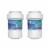 Bluefall GE MWF SmartWater Compatible Water Filter ONE Filter Perspective: front