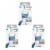 Bluefall GE MWF SmartWater Refrigerator Compatible Water Filter x 3 PACK Perspective: front