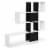 Slickblue 5-Tier Bookshelf Corner Ladder Bookcase with Storage Rack Perspective: front
