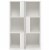 Slickblue 3-Tier 6 Cube Freestanding Bookcase with Anti-toppling Device Perspective: front