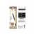Milani Stay Put Brow Color Pomade Longwear 01 Soft Brown Perspective: front