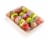 Fresh Cut Vegetable Kabob Skewers Perspective: front